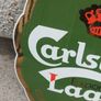 carslberg enamel sign ,very nice condition, sold as is,,lovely advertising display item for any man cave pub restaurant etc etc,,buyer collects or pays postage thank you,, Image 6