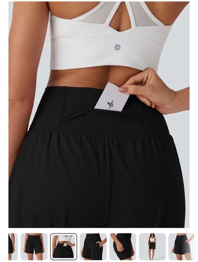 3 pairs of Halara shorts