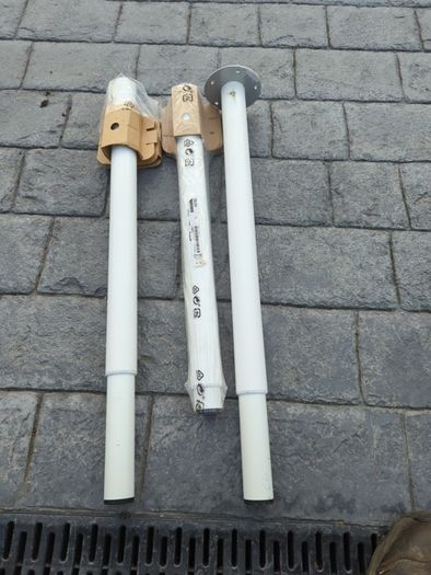 Three desk legs
