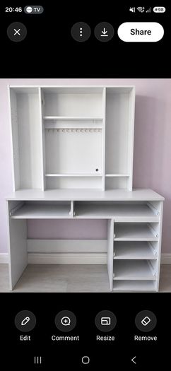 Free vanity unit/ beauty station. Never used drawer part still in box unassembled. NO mirror included
