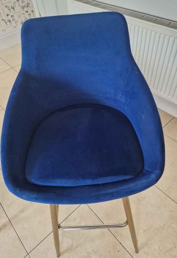 Navy bar stools x 5