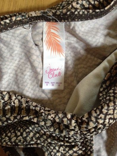 Snake skin print bikini