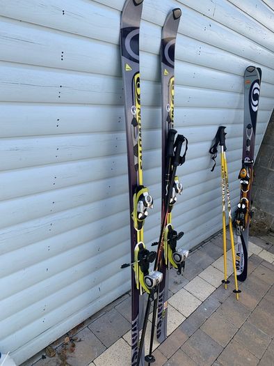 Must sell!! Salomon Skis, Alpine, and Poles - 170cm