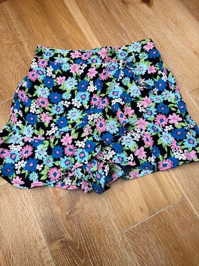 Bershka Floral Skort Size Medium