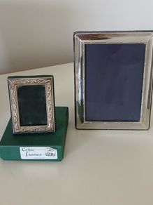 2 Silver Photoframes