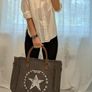Canvas Tote Bag Grey - Brand New Image 5
