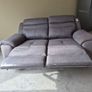 Nubuck grey 2 Seater Electric Sofa. Image 7
