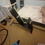 weights ,dumbells , barbell. curl bar and weight bench Image 2