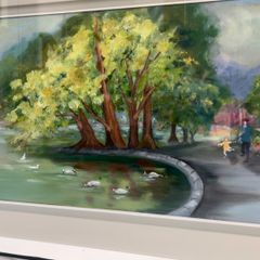 Herbert Park by B. ONeill Original Oil Painting