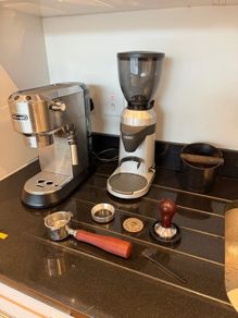 DeLonghi Dedica Espresso Machine and Graef Burr Grinder