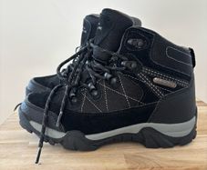 Mountain Warehouse Black Trail Kids Waterproof Walking Boots