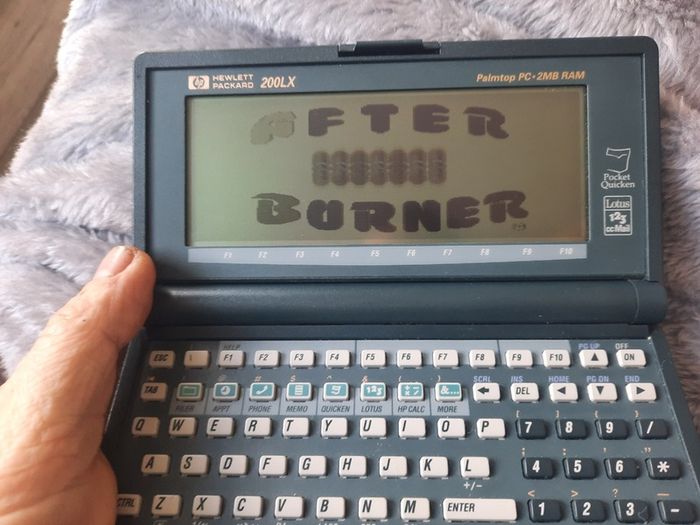 Vintage Dos computer palmtop Hp 200LX