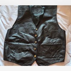 leather waistcoat