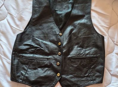 leather waistcoat
