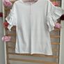 T-shirt statement top savida 100% cotton size xsmall Image 5