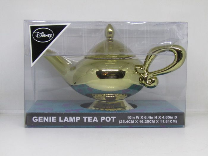 Disney Aladdin Genie Gold Teapot Of Aladdins Lamp Brand New In Box Novelty Collectible From Penneys Primark Home
