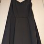 Beautiful black corset detail midi skater dress Image 3