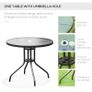 6 Pcs Bistro Set, Texteline-Black Image 5