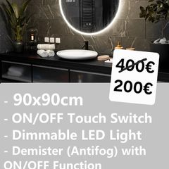 LED Bathroom Mirror Round