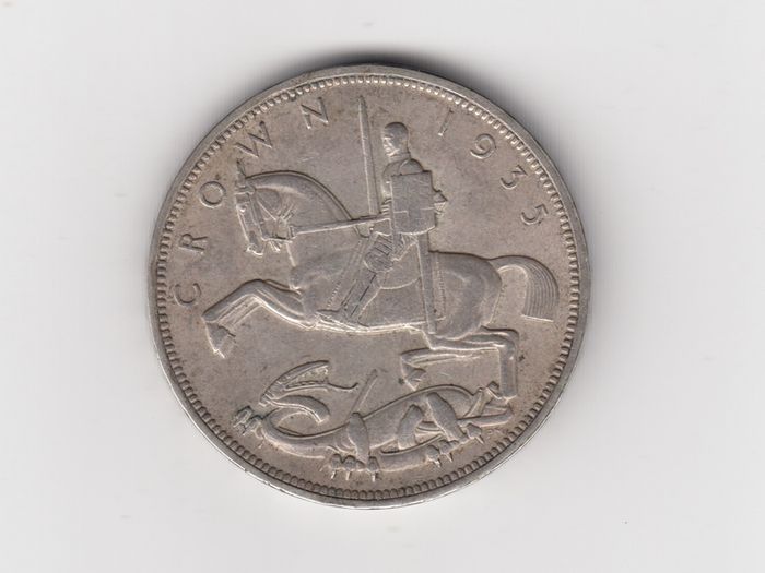 G.B. 1935, Crown, 50% silver coin (no. 478)