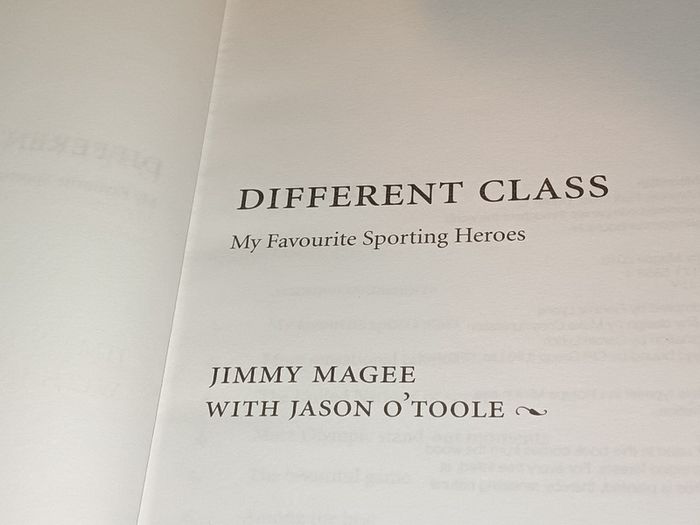JIMMY MAGEE Different Class Gaa book For Sale Here