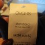 BNWT black Evans swimsuit size UK24 EU52cup C-D, DD-E Postage included Image 6