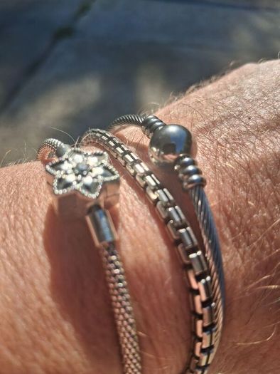 3 X Sterling Silver Bracelets (36 grams)