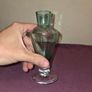 Vintage mini blue glass vase Image 6