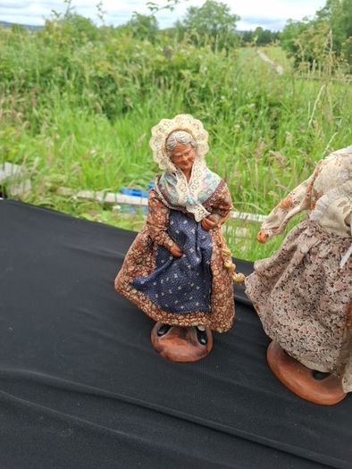 2 santons of provence statues countryside life decor  possible to post