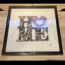 Framed Handmade Pique Assiette Mosaic Image 3