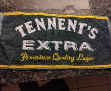 Vintage Tennents Beer Towel