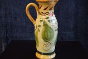 Tall Jug with Pear Tree Design (Hathor Studio Ceramics)