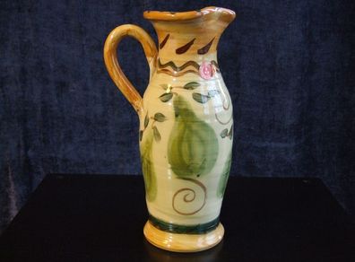 Tall Jug with Pear Tree Design (Hathor Studio Ceramics)