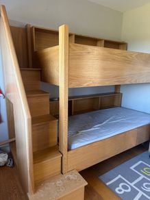 Childrens oak bunkbeds. Wexford