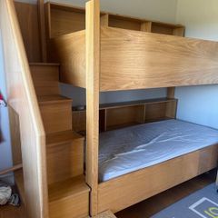 Childrens oak bunkbeds. Wexford