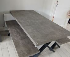 Table and benches