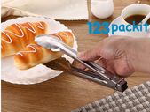 Lot of 2 High quality stainless steel TONGS 18 cm perfect for candy carts party buffet bbq salads LOT of 2