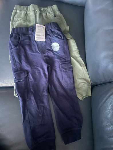 Joggers cargo bottoms digger applique Jojo Maman Bebe 4-5 y brand new