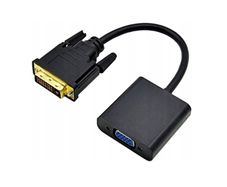 DVI-D 24+1 pin to VGA cable adapter