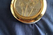 24ct gold plated trinket box