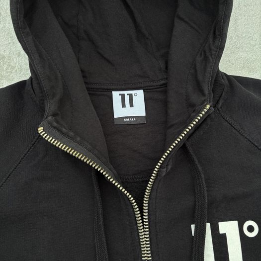 Black 11 Degrees Full Zip Hoodie