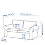 2 seater sofa & matching armchair Image 6