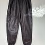 Ladies leather look trousers Image 2