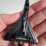 Vintage 1973 Matchbox Sb 6 Black Yellow Mig 21 Fighter Jet Image 3