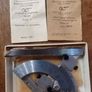 Soviet USSR Vernier Bevel Protractor UN-127 in Case (Kalibr, 1970, Complete Set) Image 2