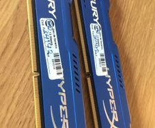 HyperX 2x4gb DDR3 1600Mhz