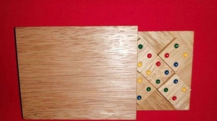 Wooden Logic Puzzle Game