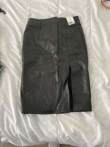 H&M leather look skirt new with tags