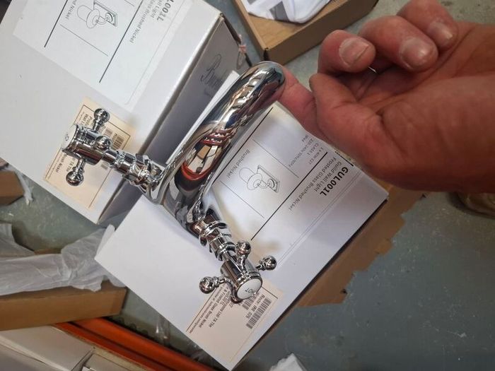 Georgia mono basin mixer chrome aqualla