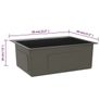 Handmade Kitchen Sink Black Stainless Steel Image 6